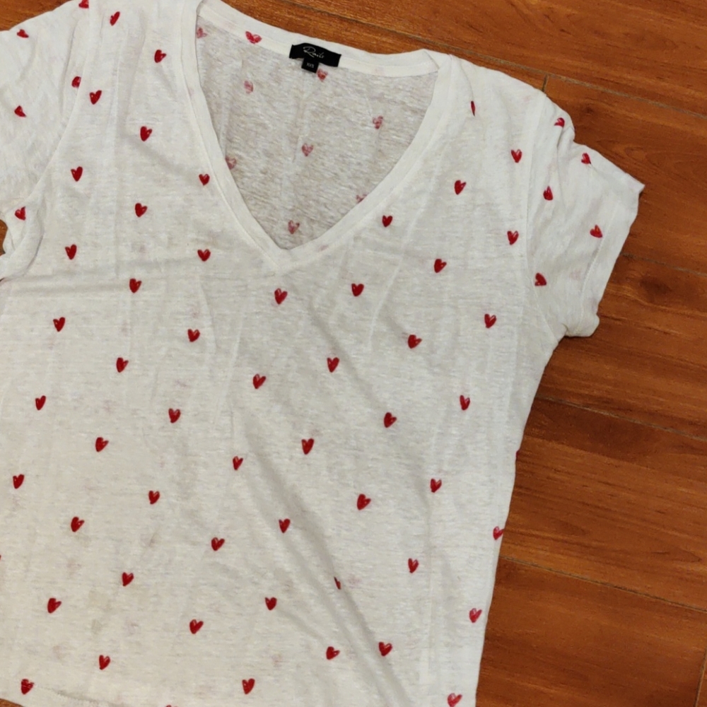Rails Linen Heart Top - image 3